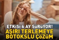 Aşırı Terlemeye Botokslu Çözüm! Etkisi 6 Ay Sürüyor